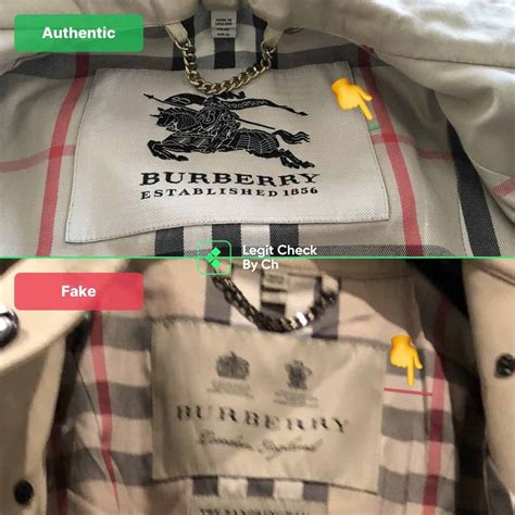 burberry brit trench logo fake|is burberry brit genuine.